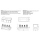 4 Single Bus Bar -MAX 48V 300A- EL-HX3010- ELESL